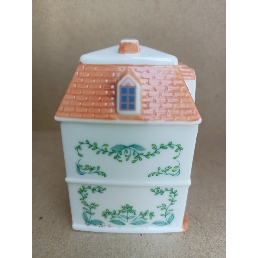 Vintage 1989, Lenox, spice village CINNAMON house, spice jar, porcelain, cottage - Picture 2 of 7